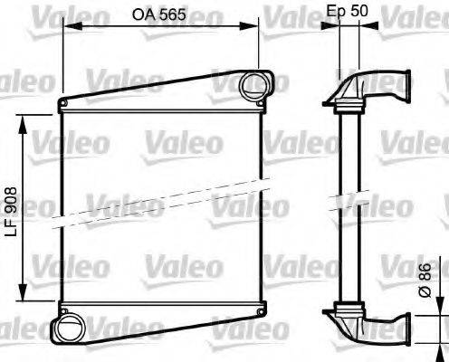 VALEO 818875 Інтеркулер