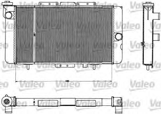 VALEO 883423 Радіатор, охолодження двигуна