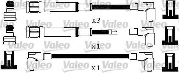 VALEO 346577 Комплект дротів запалювання