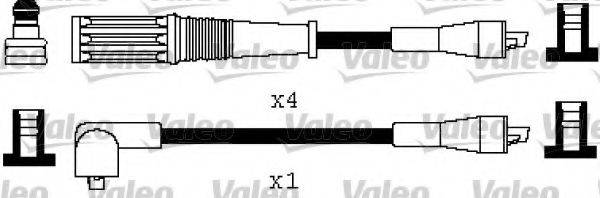 VALEO 346488 Комплект дротів запалювання