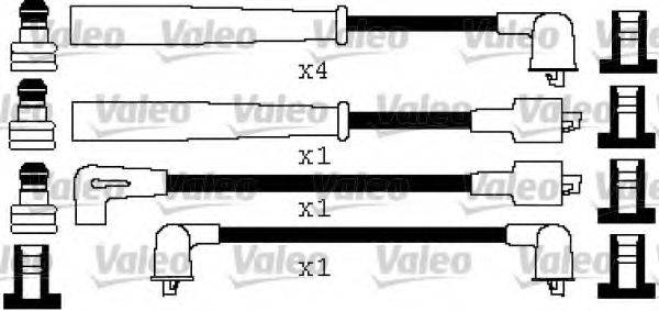 VALEO 346422 Комплект дротів запалювання