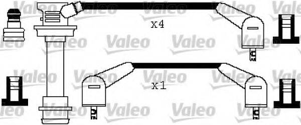 VALEO 346421 Комплект дротів запалювання