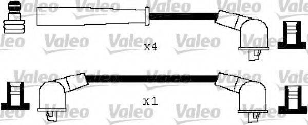 VALEO 346278 Комплект дротів запалювання