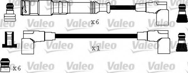 VALEO 346221 Комплект дротів запалювання