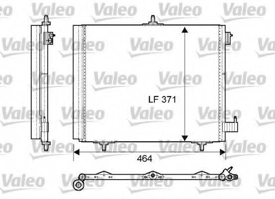 VALEO 814095 Конденсатор, кондиціонер