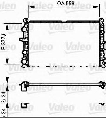 VALEO 810949 Радіатор, охолодження двигуна