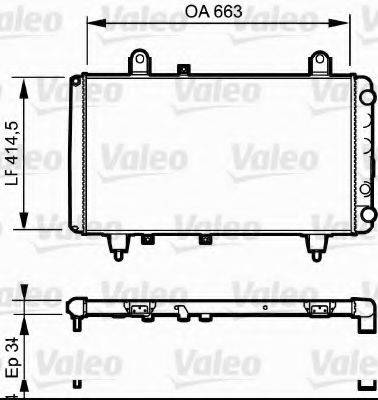 VALEO 811380 Радіатор, охолодження двигуна