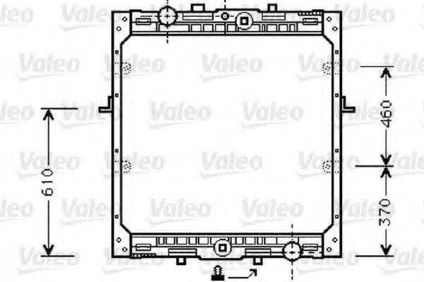 VALEO 731929 Радіатор, охолодження двигуна