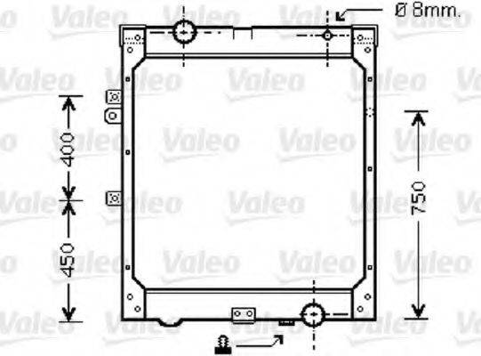 VALEO 733426 Радіатор, охолодження двигуна