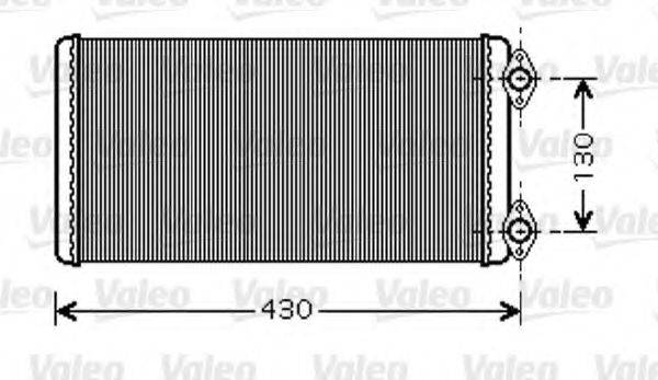 VALEO 812346 Теплообмінник, опалення салону