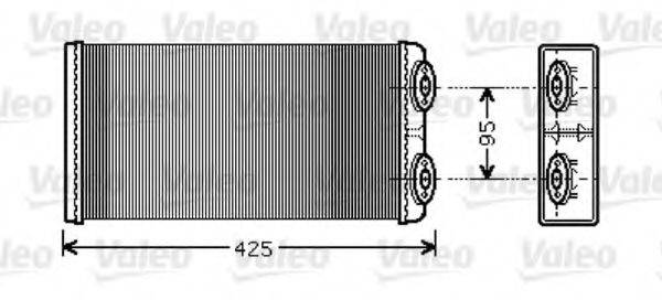 VALEO 812350 Теплообмінник, опалення салону