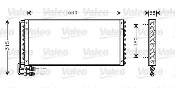 VALEO 818042 Конденсатор, кондиціонер