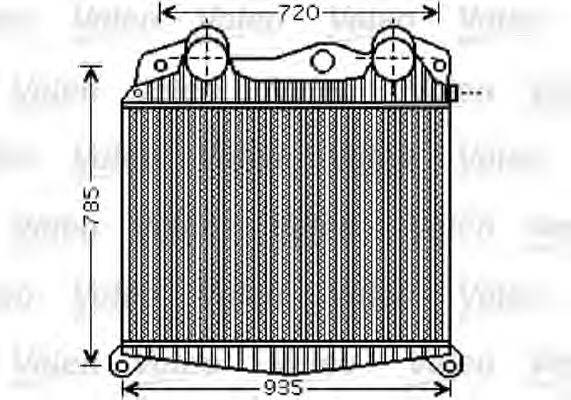 VALEO 818741 Інтеркулер