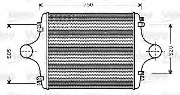 VALEO 818743 Інтеркулер