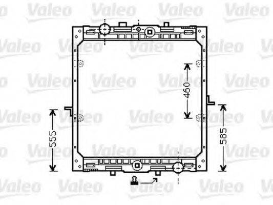 VALEO 732553 Радіатор, охолодження двигуна