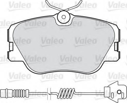 VALEO 598315 Комплект гальмівних колодок, дискове гальмо