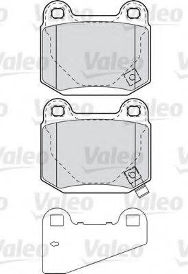 VALEO 598914 Комплект гальмівних колодок, дискове гальмо