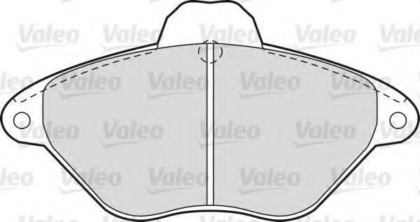 VALEO 598383 Комплект гальмівних колодок, дискове гальмо