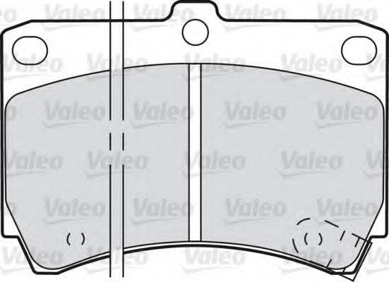 VALEO 598274 Комплект гальмівних колодок, дискове гальмо