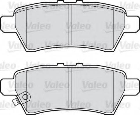 VALEO 598730 Комплект гальмівних колодок, дискове гальмо