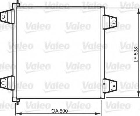 VALEO 818986 Конденсатор, кондиціонер
