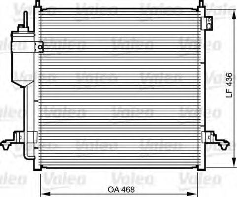 VALEO 814214 Конденсатор, кондиціонер