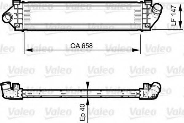 VALEO 818239 Інтеркулер