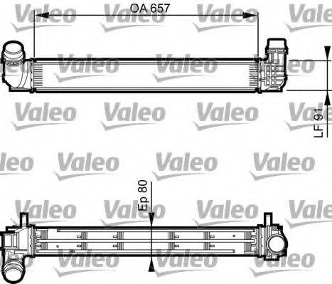 VALEO 818269 Інтеркулер