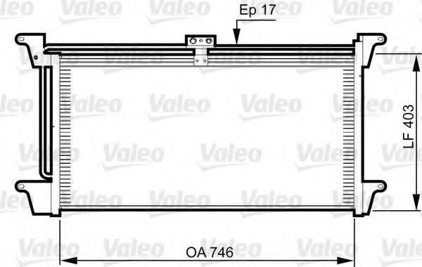 VALEO 818992 Конденсатор, кондиціонер