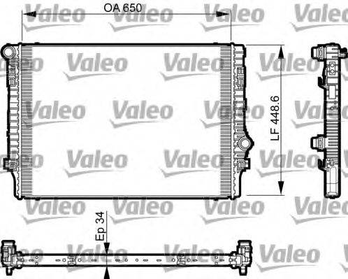 VALEO 735548 Радіатор, охолодження двигуна