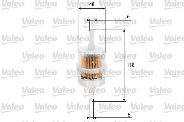 VALEO 587005 Паливний фільтр