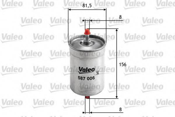 VALEO 587006 Паливний фільтр