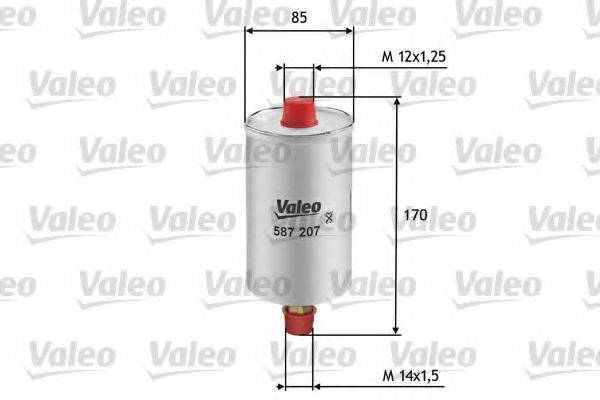 VALEO 587207 Паливний фільтр