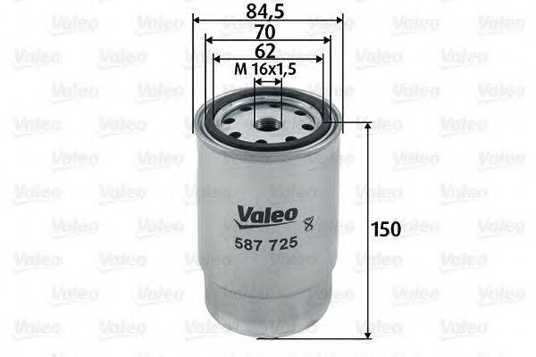 VALEO 587725 Паливний фільтр