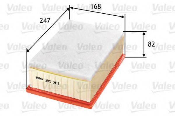 VALEO 585267 Повітряний фільтр