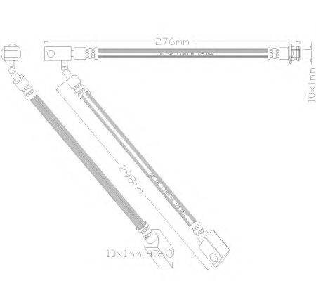REMKAFLEX 6615 Гальмівний шланг
