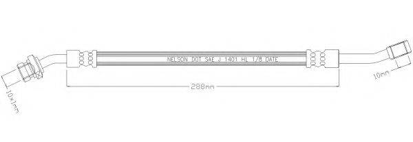 REMKAFLEX 6815 Гальмівний шланг