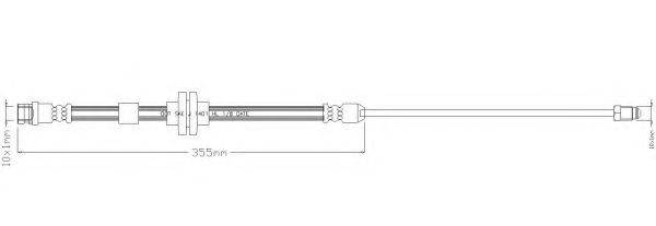 REMKAFLEX 6962 Гальмівний шланг