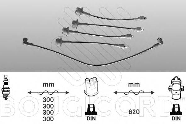 BOUGICORD 4013 Комплект дротів запалювання