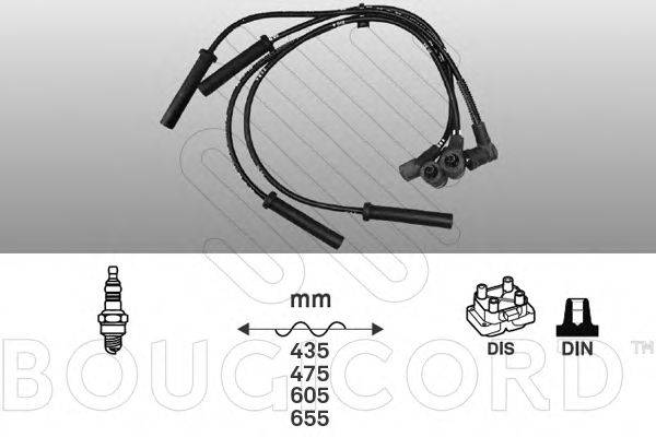 BOUGICORD 8002 Комплект дротів запалювання