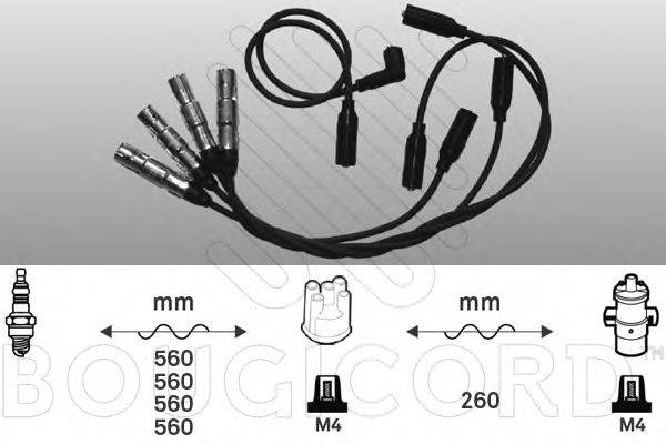 BOUGICORD 9524 Комплект дротів запалювання