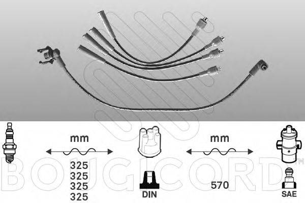 BOUGICORD 4405 Комплект дротів запалювання