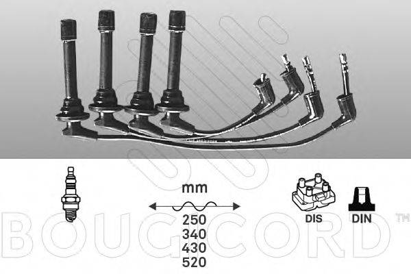 BOUGICORD 7149 Комплект дротів запалювання