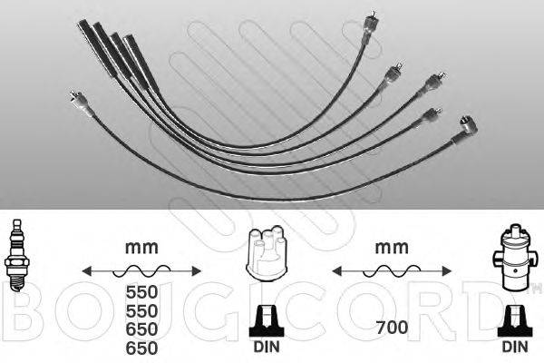 BOUGICORD 7253 Комплект дротів запалювання