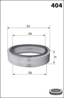 MECAFILTER EL3520 Повітряний фільтр