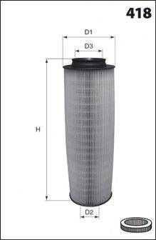 MECAFILTER EL9213 Повітряний фільтр