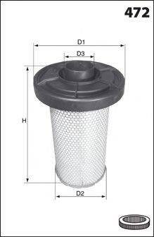 MECAFILTER EL2213 Повітряний фільтр