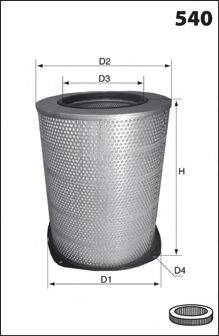 MECAFILTER FA3138 Повітряний фільтр