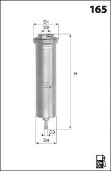 MECAFILTER ELG5450 Паливний фільтр