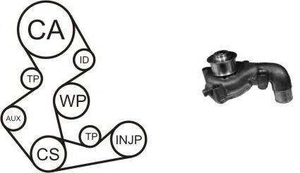 AIRTEX WPK156201 Водяний насос + комплект зубчастого ременя